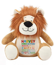 Load image into Gallery viewer, Birth Details bear