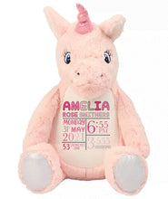 Load image into Gallery viewer, Birth Details bear