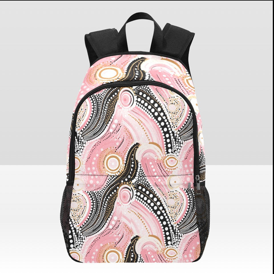 Indigenous free pink design backback