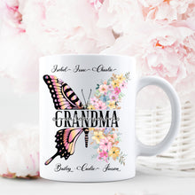 Load image into Gallery viewer, Butterfly family love you mug
