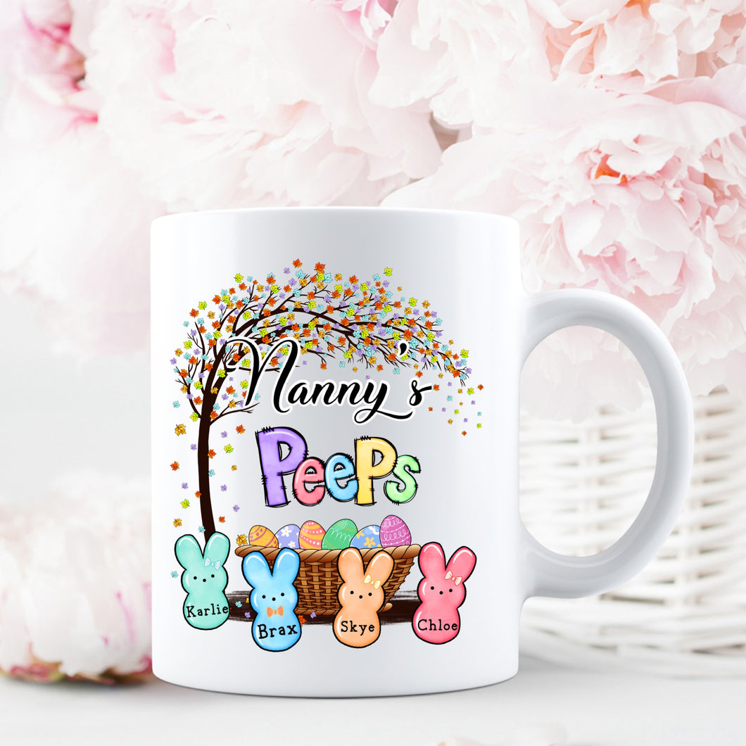 Easter peeps mug