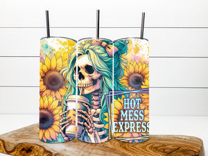 Hot mess tumbler