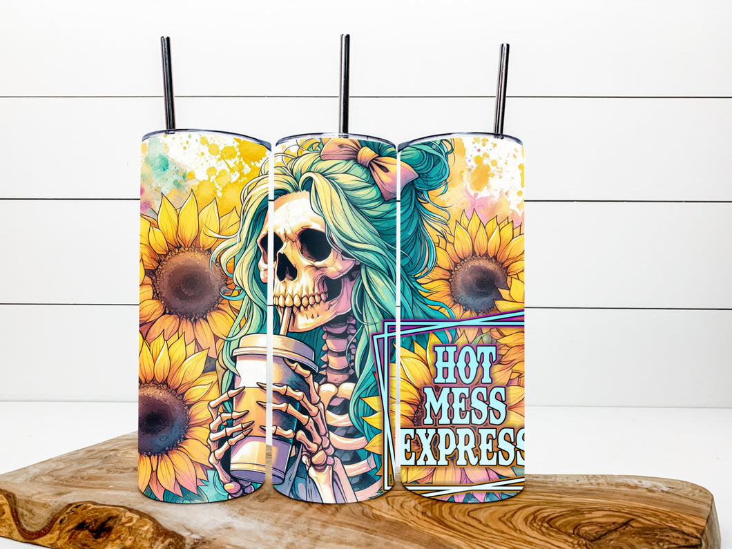 Hot mess tumbler