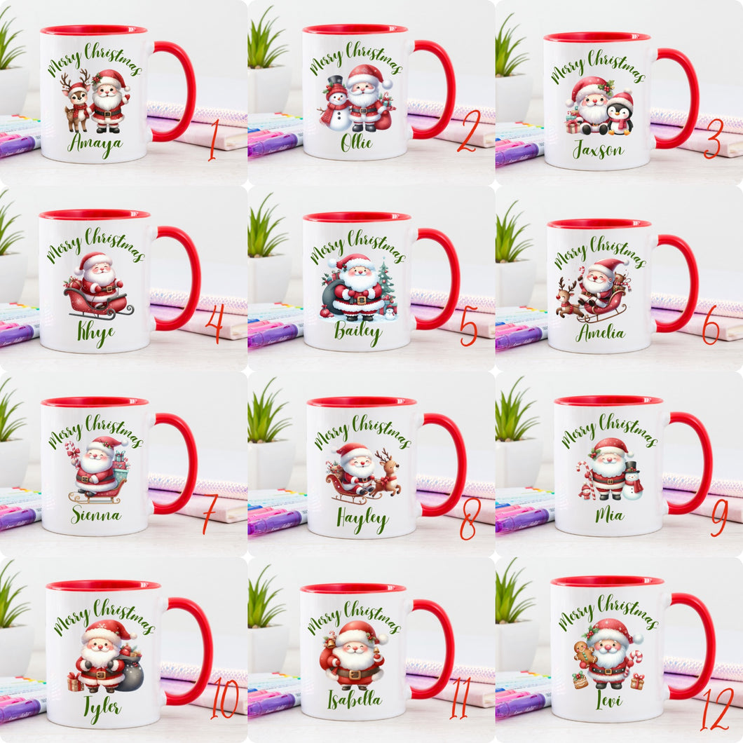 Christmas kids mugs