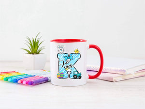 Easter letter kids mugs