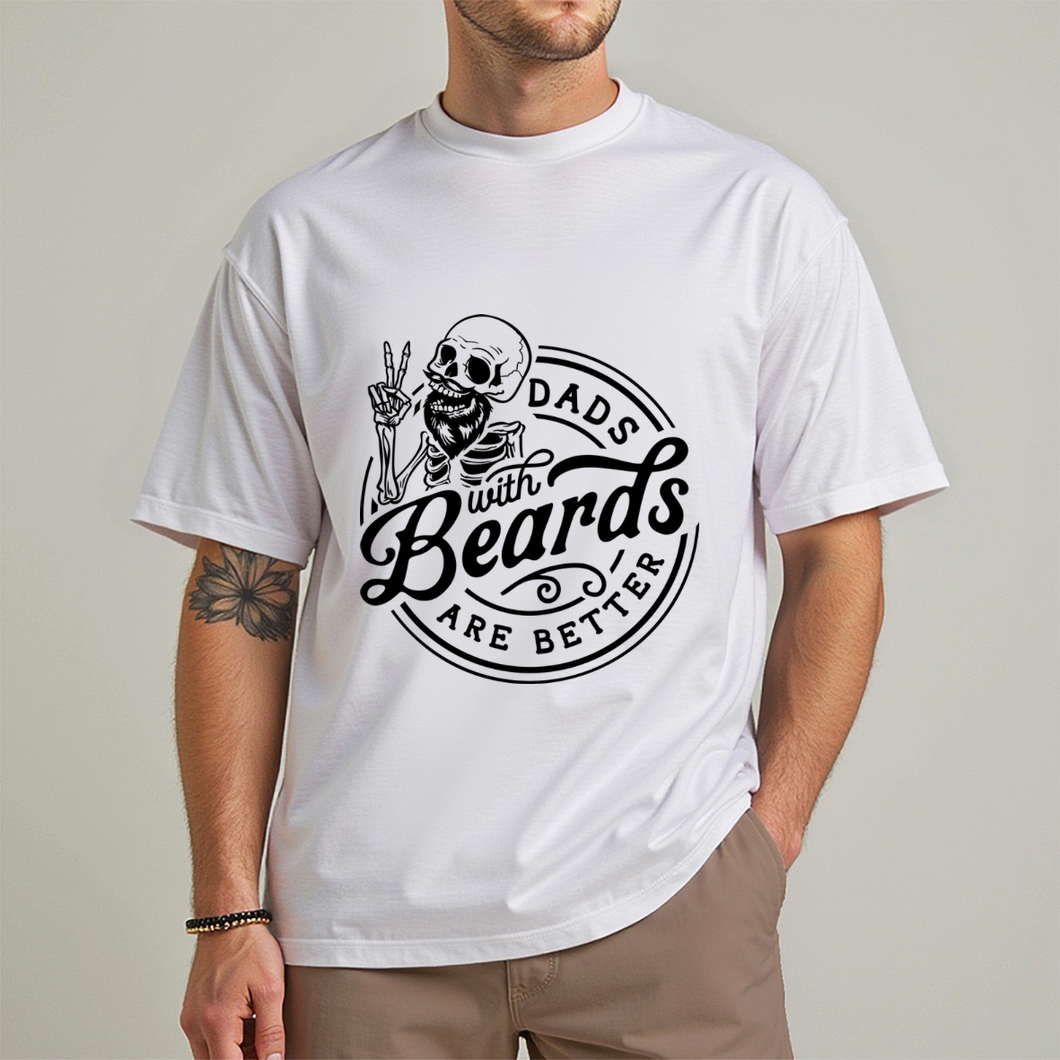 Dad beard tee
