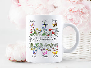 Floral family love you mug