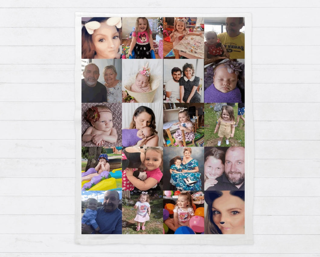 Up to 20 photo blanket