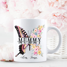 Load image into Gallery viewer, Butterfly family love you mug
