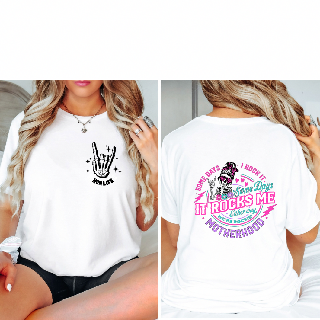 Motherhood rocks tee