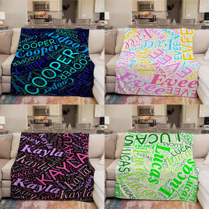 Name cloud blanket