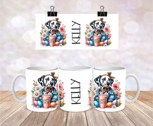 Dog Easter mug