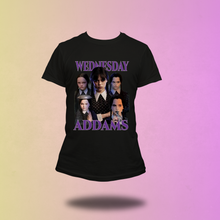 Load image into Gallery viewer, Adult Wednesday Addams tee
