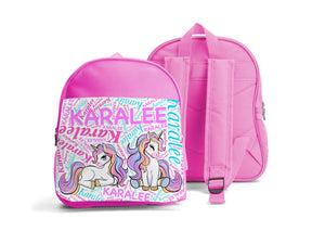 Name and image backpack