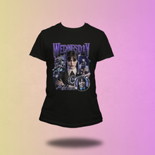 Load image into Gallery viewer, Adult Wednesday Addams tee
