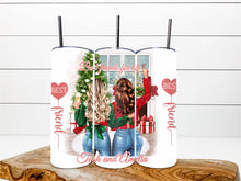 Load image into Gallery viewer, Christmas bestie tumbler
