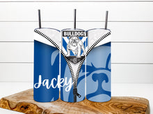 Load image into Gallery viewer, Team zipper tumbler
