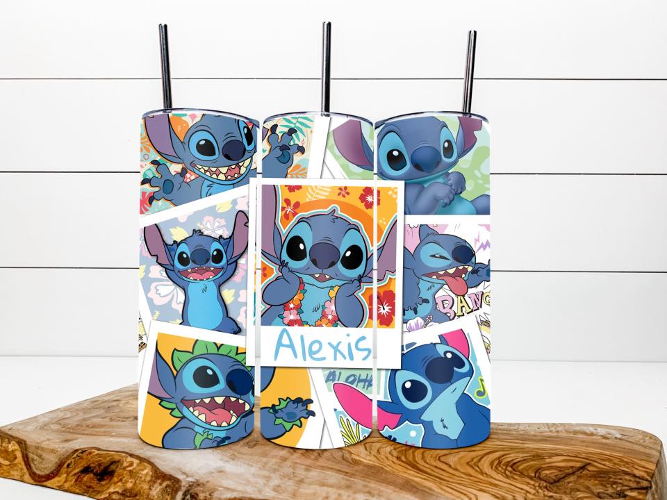 Stitch comic tumbler
