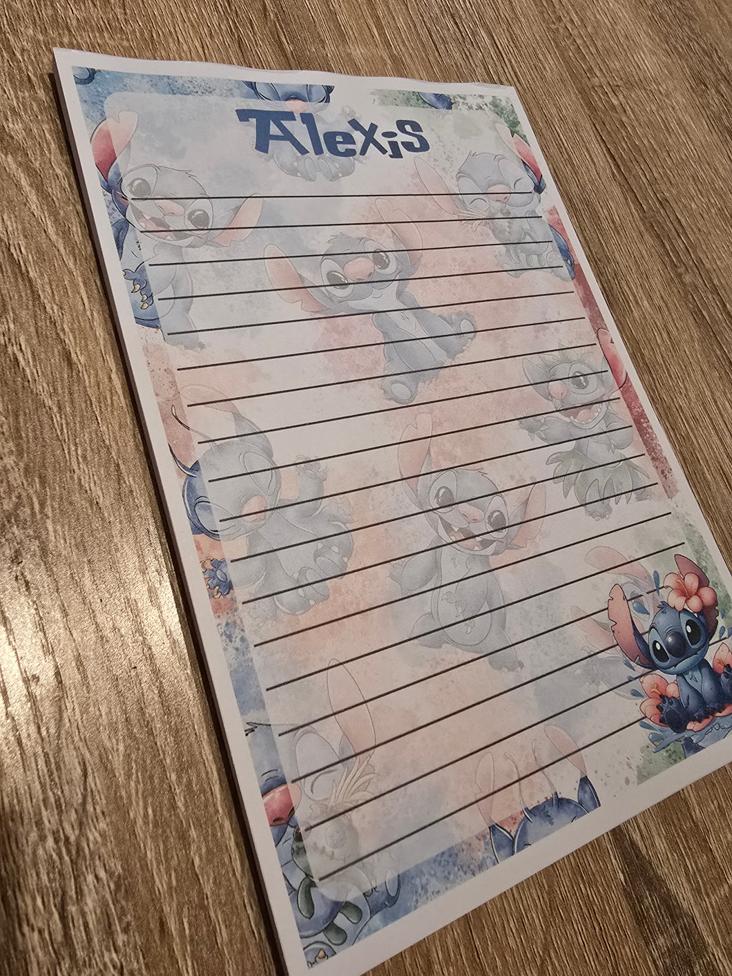 Personalised notepad