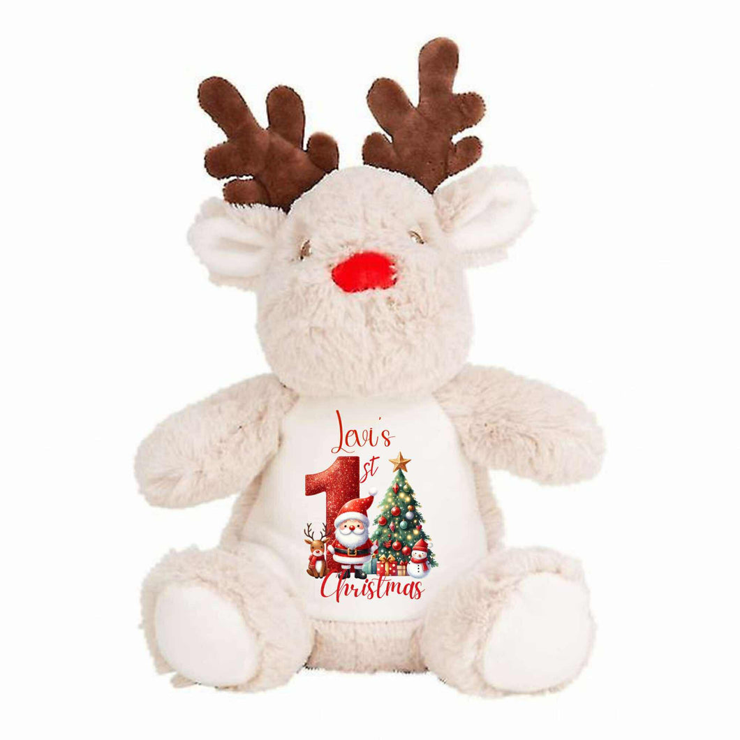 1st Christmas reindeer