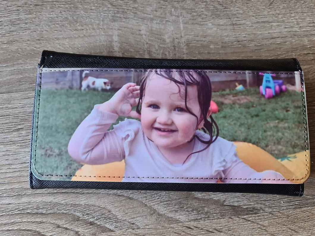 Leather photo wallet