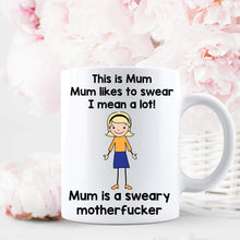 Load image into Gallery viewer, Swearing mug
