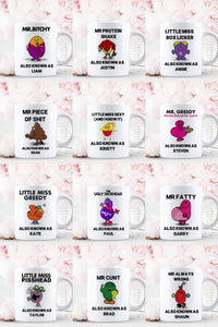 Mr and Little Miss mug