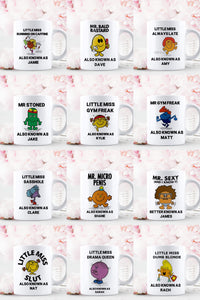 Mr and Little Miss mug