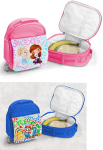 Name and image lunch box cooler bag