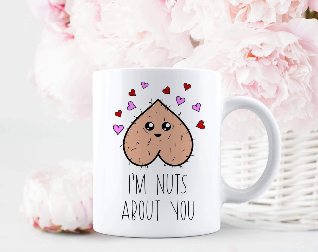 Nuts about you mug