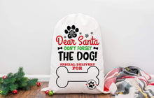 Load image into Gallery viewer, Don’t forget the animal Santa sack
