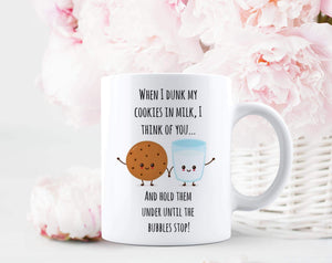 Milk and cookies mug