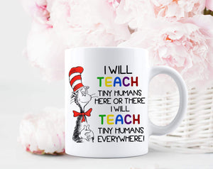 Dr Seuss teach mug