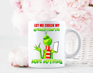 Grinch givashitometer mug