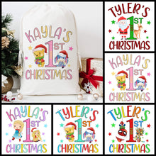 Load image into Gallery viewer, 1st Christmas Santa sack
