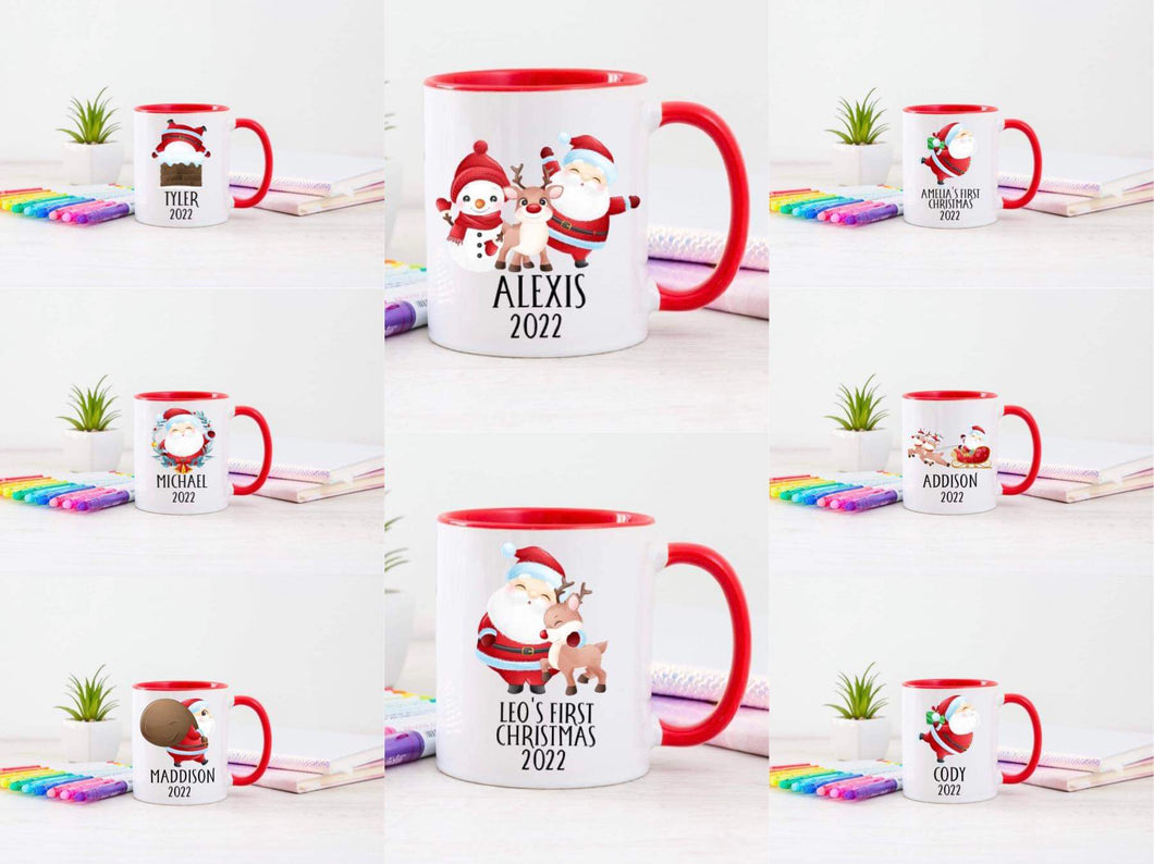 Kids christmas mugs