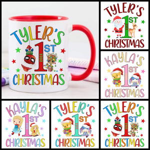 First Christmas kids mugs