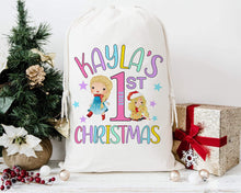 Load image into Gallery viewer, 1st Christmas Santa sack
