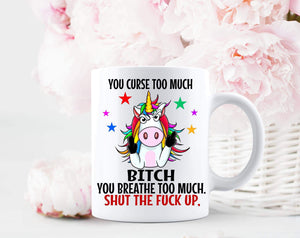 Unicorn bitch mug