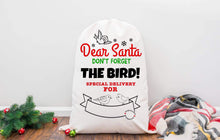 Load image into Gallery viewer, Don’t forget the animal Santa sack
