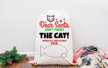 Load image into Gallery viewer, Don’t forget the animal Santa sack
