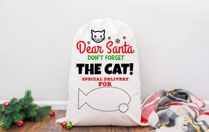 Don’t forget the animal Santa sack